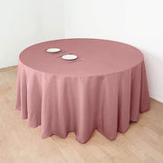 132" Polyester Round Tablecloth Wedding Party Table Linens