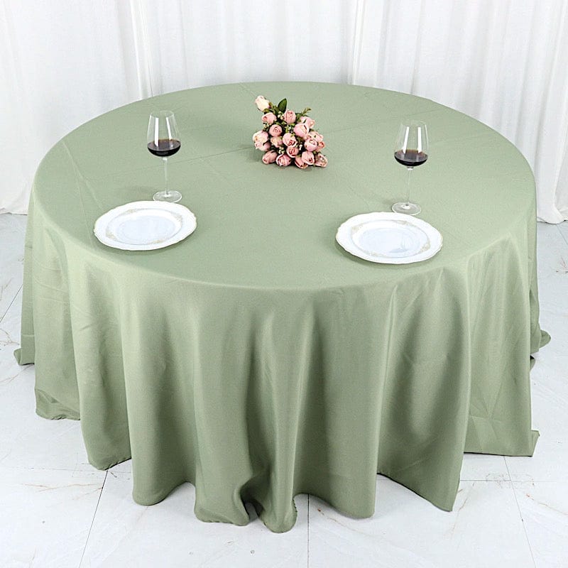 132" Polyester Round Tablecloth Wedding Party Table Linens