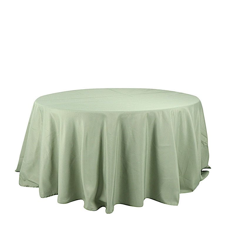 132" Polyester Round Tablecloth Wedding Party Table Linens