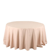 132" Polyester Round Tablecloth Wedding Party Table Linens