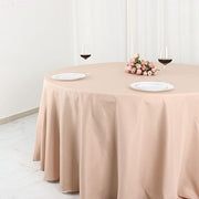 132" Polyester Round Tablecloth Wedding Party Table Linens