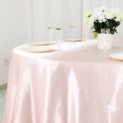 132" Satin Round Tablecloth Wedding Party Table Linens