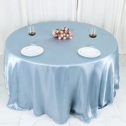 132" Satin Round Tablecloth Wedding Party Table Linens