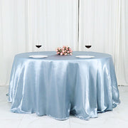 132" Satin Round Tablecloth Wedding Party Table Linens