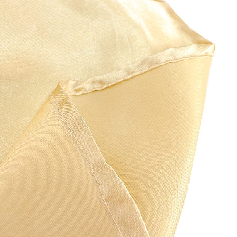 132" Satin Round Tablecloth Wedding Party Table Linens