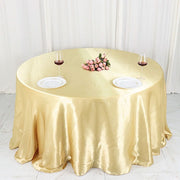132" Satin Round Tablecloth Wedding Party Table Linens