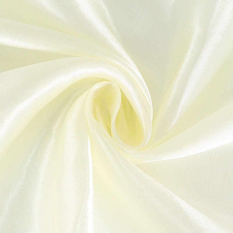 132" Satin Round Tablecloth Wedding Party Table Linens