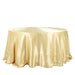 132" Satin Round Tablecloth Wedding Party Table Linens TAB_STN136_CHMP