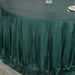 132" Sequined Round Tablecloth - Hunter Green TAB_02_136_HUNT
