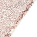 132" Sequined Round Tablecloth - Rose Gold TAB_02_136_046