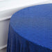 132" Sequined Round Tablecloth - Royal Blue TAB_02_136_ROY