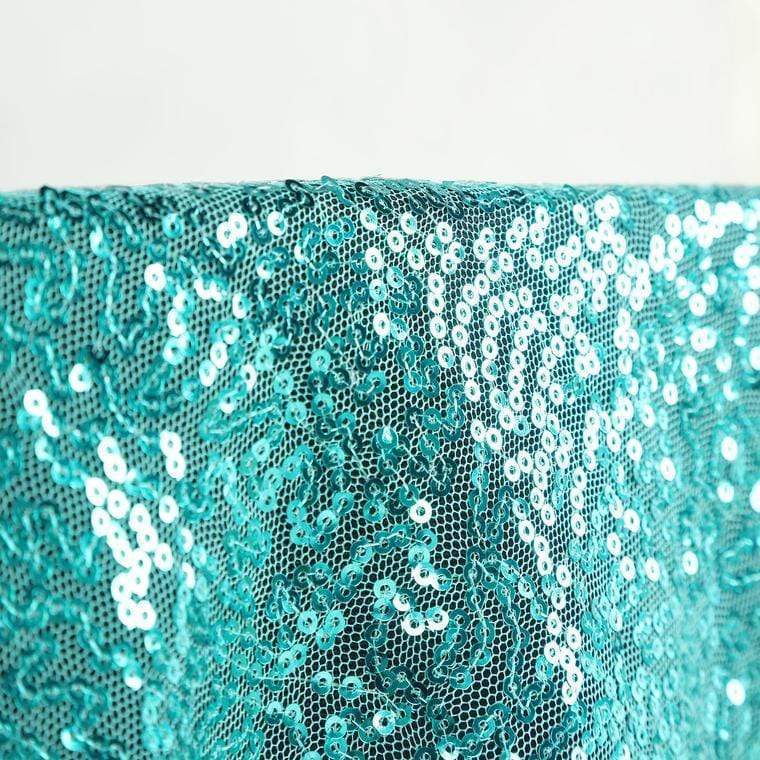 132" Sequined Round Tablecloth