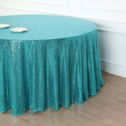 132" Sequined Round Tablecloth