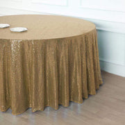 132" Sequined Round Tablecloth