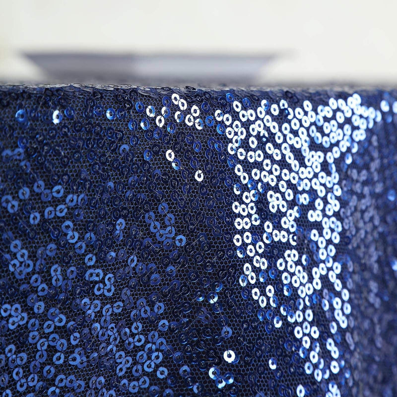 132" Sequined Round Tablecloth