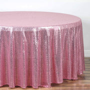 132" Sequined Round Tablecloth