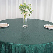 132" Sequined Round Tablecloth