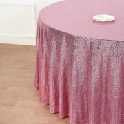 132" Sequined Round Tablecloth