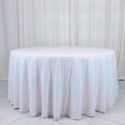 132" Sequined Round Tablecloth
