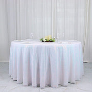 132" Sequined Round Tablecloth