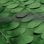 132" Taffeta Round Tablecloth with Leaf Petals Design