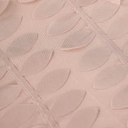 132" Taffeta Round Tablecloth with Leaf Petals Design