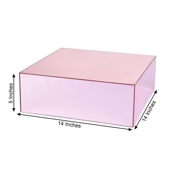Clear Acrylic Cake Box Stand 18