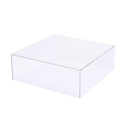 14" Acrylic Display Box Cake Stand Mirror Pedestal Riser PROP_BOX_001_1414_CLR