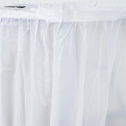 14 feet x 29" Plastic Disposable Table Skirt