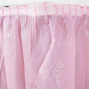 14 feet x 29" Plastic Disposable Table Skirt