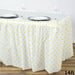14 feet x 29"  Plastic Polka Dots Disposable Table Skirt SKT_PVC_DOT_026