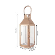 14" tall Metal Lantern Candle Holder