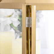 14" tall Metal Lantern Candle Holder