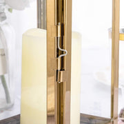 14" tall Metal Lantern Candle Holder