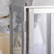 14" tall Metal Lantern Candle Holder