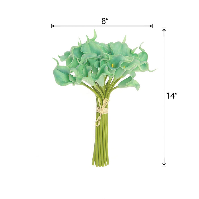 14" tall Poly Foam Calla Lily Flowers with Single Stems