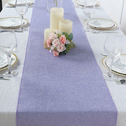 14"x108" Faux Burlap Polyester Table Runner
