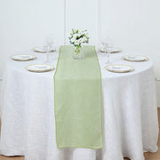 14"x108" Faux Burlap Polyester Table Runner