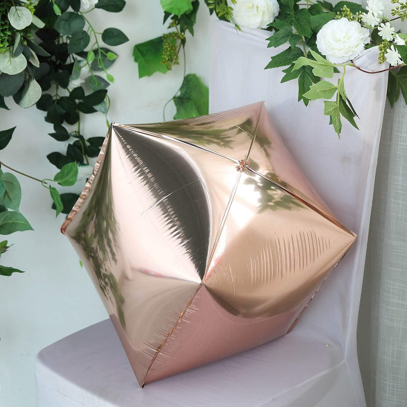 14"x14" 4D Cube Mylar Foil Balloon