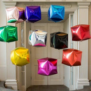 14"x14" 4D Cube Mylar Foil Balloon