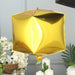 14"x14" 4D Cube Mylar Foil Balloon - Black
