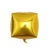14"x14" 4D Cube Mylar Foil Balloon - Black BLOON_FOL0017_15_GOLD