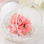 144 Mini Paper Roses Craft Flowers
