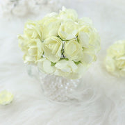 144 Mini Paper Roses Craft Flowers