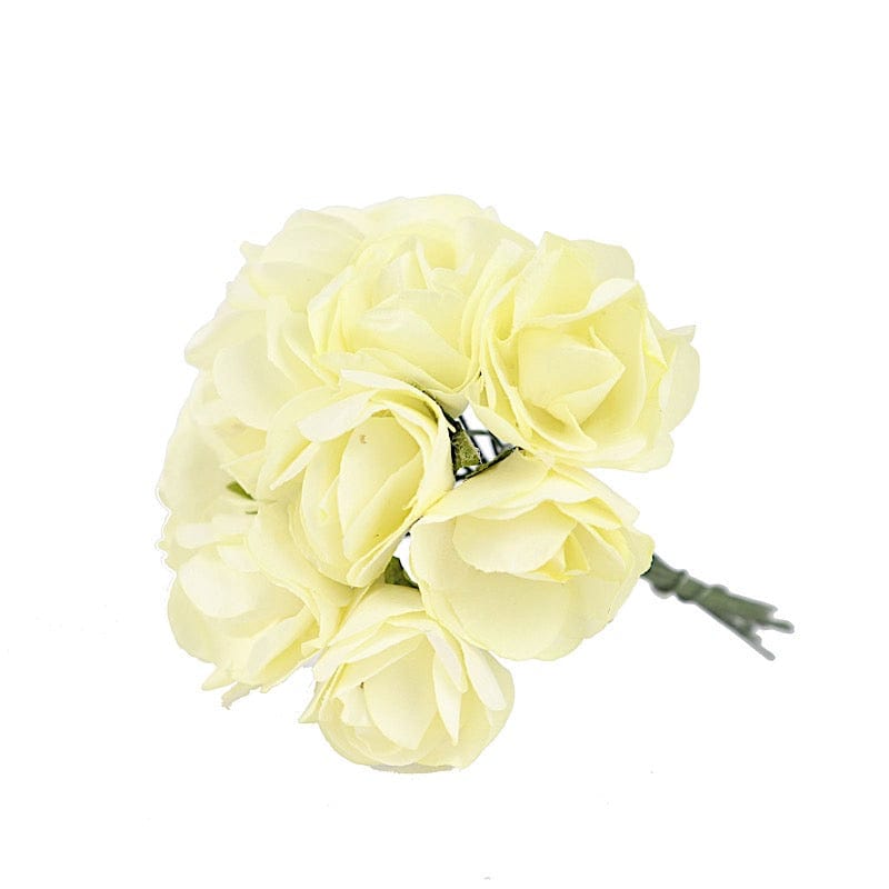 144 Mini Paper Roses Craft Flowers