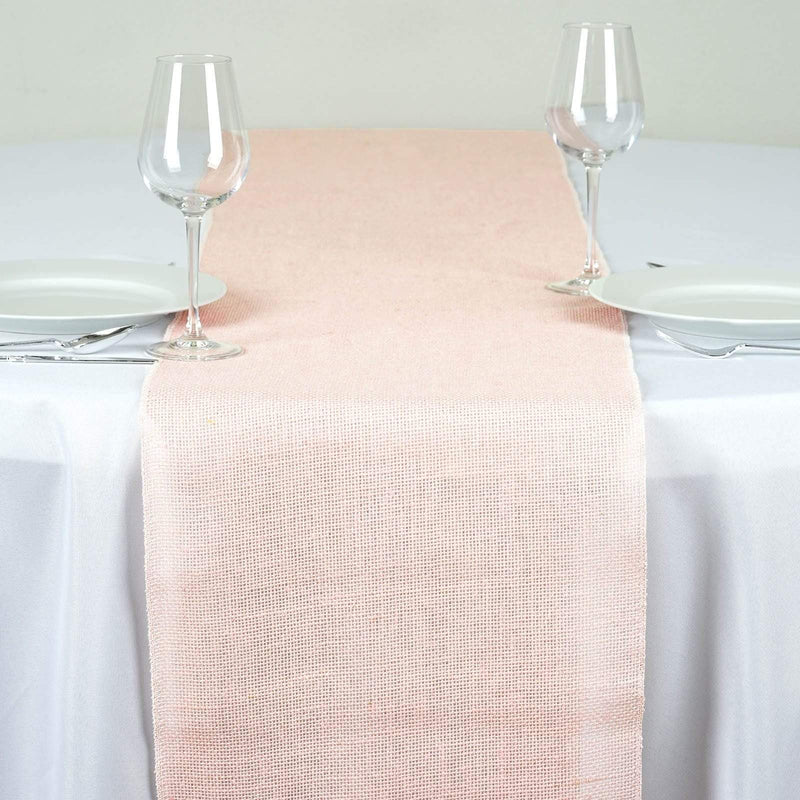 14x108" Burlap Table Top Runner Wedding Decorations