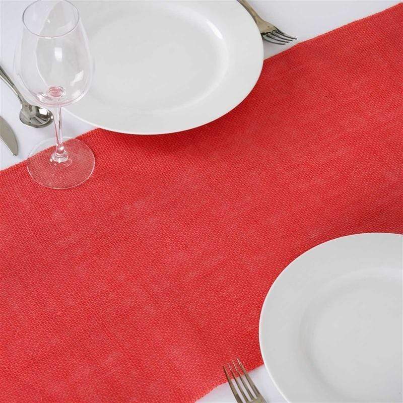 14x108" Burlap Table Top Runner Wedding Decorations