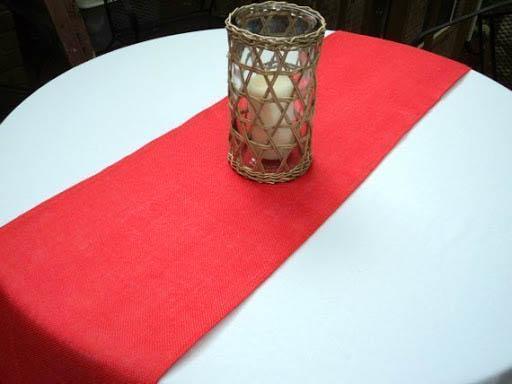 14x108" Burlap Table Top Runner Wedding Decorations