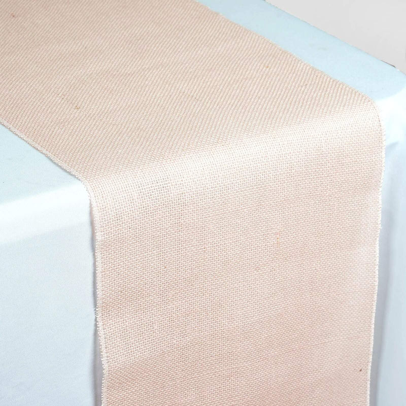 14x108" Burlap Table Top Runner Wedding Decorations RUN_JUTE_046