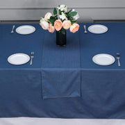 14x108" Faux Denim Polyester Table Top Runner Party Decorations - Dark Blue RUN_DENM